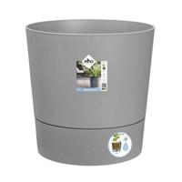 ELHO - Bloempot - Greensense Aqua Care Rond 43 - Light Cement - Binnen/buiten - Ø 43 x H 42,5 cm