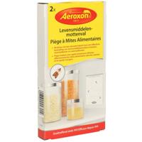 Levensmiddelenmottenval - 2x - transparant - karton - mottenval feromoon