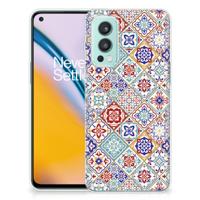 OnePlus Nord 2 5G | TPU | Siliconen hoesje | Tiles Color