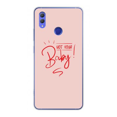 Not Your Baby: Honor Note 10 Transparant Hoesje