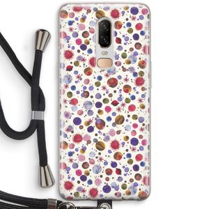 Planets Space: OnePlus 6 Transparant Hoesje met koord
