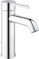 Grohe Essence New S-size wastafelkraan met cold start en trekwaste chroom