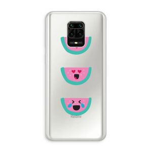 Smiley watermeloen: Xiaomi Redmi Note 10 Lite Transparant Hoesje