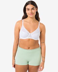 HEMA Damesboxer Naadloos Met Kant Lichtgroen (lichtgroen)