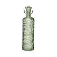 Waterfles Versa Groen Glas Aluminium 1 L 8,2 X 30,6 X 8,2 CM
