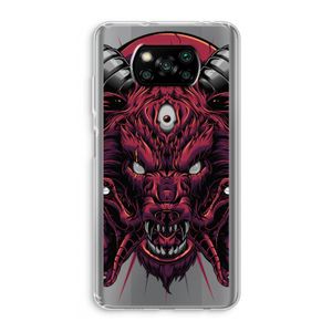 Hell Hound and Serpents: Xiaomi Poco X3 NFC Transparant Hoesje