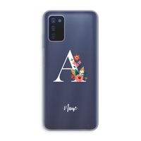 Pink Bouquet: Samsung Galaxy A03s Transparant Hoesje