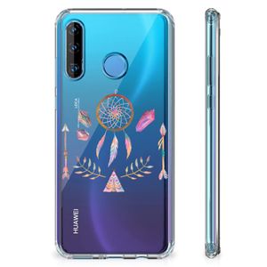 Huawei P30 Lite Stevig Bumper Hoesje Boho Dreamcatcher