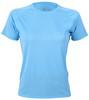 Cona Sports CN130 Ladies´ Rainbow Tech Tee - Clear Blue - XL