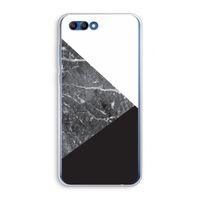 Combinatie marmer: Honor 10 Transparant Hoesje