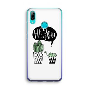 Hey you cactus: Huawei P Smart (2019) Transparant Hoesje