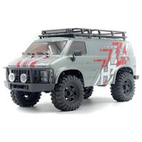 Hobby Plus 1:18 Crawler CR18P EVO-V2 Rock Van grey RTR 1:18 Brushed RC auto Crawler 4WD 2,4 GHz