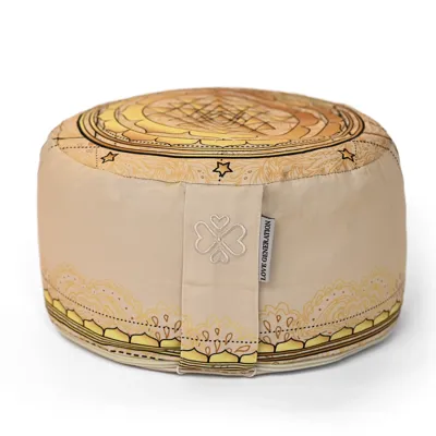 Love Generation Meditatiekussen │ Rond │ Sri Yantra