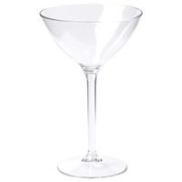 Depa Cocktail glazen - 4x - transparant - onbreekbaar kunststof - 300 ml   -