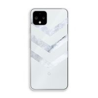 Marmeren pijlen: Pixel 4 Transparant Hoesje