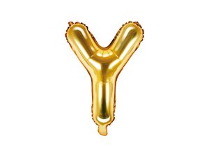 Folieballon Goud Letter &apos;Y&apos; - 35cm