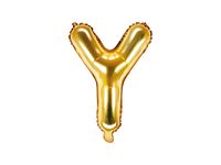 Folieballon Goud Letter &apos;Y&apos; - 35cm - thumbnail