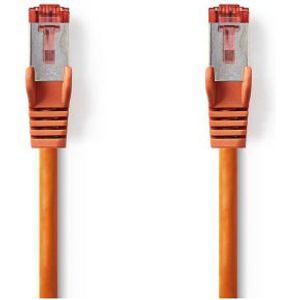 CAT6 S/FTP-Netwerkkabel | RJ45 Male - RJ45 Male | 2,0 m | Oranje