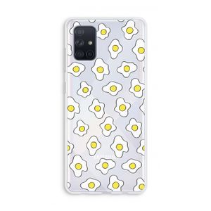 Spiegeleitjes: Galaxy A71 Transparant Hoesje