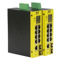 KTI Networks KGS-1060-HP Industriële 10 poorts L2 managed Gigabit Ethernet switch met 2 SFP en 4 PoE PSE poorten