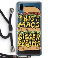 Big Macs Bigger Dreams: Huawei P20 Transparant Hoesje met koord