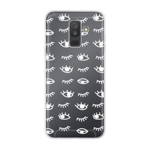 Eye pattern #3: Samsung Galaxy A6 Plus (2018) Transparant Hoesje