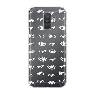 Eye pattern #3: Samsung Galaxy A6 Plus (2018) Transparant Hoesje