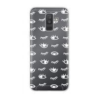 Eye pattern #3: Samsung Galaxy A6 Plus (2018) Transparant Hoesje Eye pattern #3: Samsung Galaxy A6 Plus (2018) Transparant Hoesje