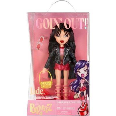 Bratz Goin' Out-pop - Jade - 1 verzamelbare modepop - Inclusief één outfit, één handtas en één zonnebril - Geschikt voor kinderen vanaf 6 jaar