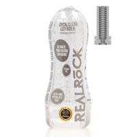 RealRock by Shots Easy Rider - Textured Masturbator - Transparant - thumbnail