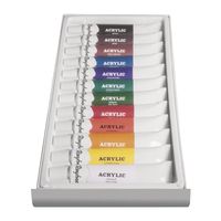 Acrylverf schilder set tubes 12 kleuren 12 ml   - - thumbnail