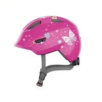 Abus smiley 3.0 helm m (50-55cm) roze