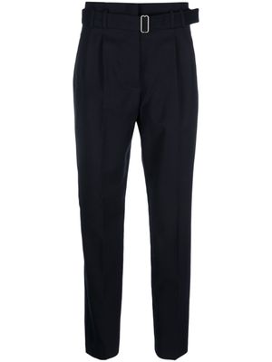 A.P.C. pantalon de tailleur Anthea à taille ceinturée - Bleu