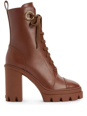 Giuseppe Zanotti bottines Cubalibre 110 mm - Marron