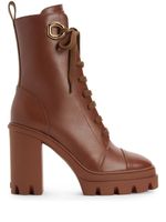 Giuseppe Zanotti bottines Cubalibre en cuir - Marron