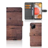 Samsung Galaxy A42 5G | Book Style Case | Old Wood