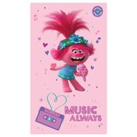 Trolls Strandlaken Music - 70 x 120 cm - Roze - thumbnail