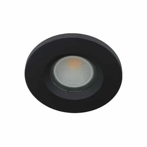 Camilla LED spot GU10 COB 3Watt rond ZWART IP65 dimbaar