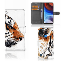 Hoesje Motorola Moto E7i Power | E7 Power Watercolor Tiger - thumbnail