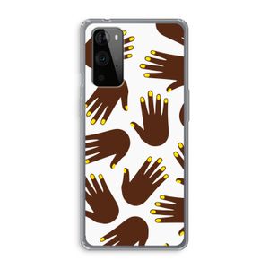 Hands dark: OnePlus 9 Pro Transparant Hoesje