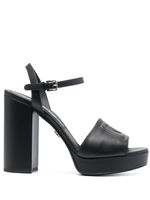 Dolce & Gabbana sandales Kira 115 mm en cuir - Noir - thumbnail