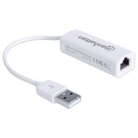 Manhattan Fast Ethernet Adapter Netwerkadapter 100 MBit/s USB 2.0 - thumbnail