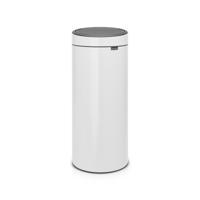 Brabantia Touch Bin Afvalemmer - 30 liter - kunststof binnenemmer - wit 115141