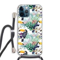 Tukans: iPhone 12 Pro Max Transparant Hoesje met koord