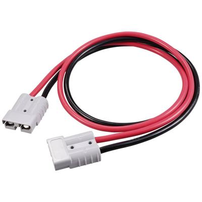 Hoogstroom-batterijstekker verlengkabel 1000 mm TC-12195680 Zwart, Rood TRU COMPONENTS Inhoud: 1 stuk(s)