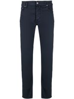 Jacob Cohën pantalon slim à taille mi-haute - Bleu - thumbnail