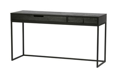 WOOOD Bureau 'Silas' 140 x 44cm, kleur Zwart