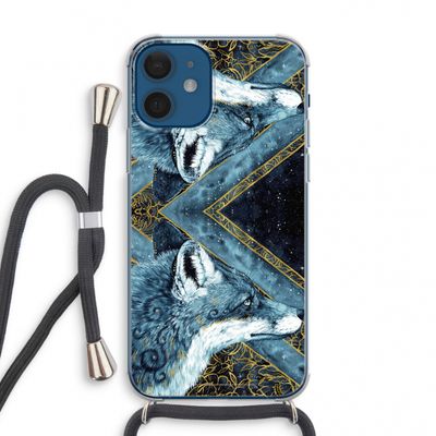 Golden Fox: iPhone 12 mini Transparant Hoesje met koord