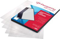 Pergamy omslagen, ft A4, PVC, 200 micron, pak van 100 stuks, transparant - thumbnail