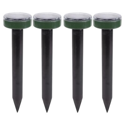 Mollenverjager - 4x - 25 x 6 cm - diervriendelijk alternatief - Mollenklem - mollen klemmen - mollen